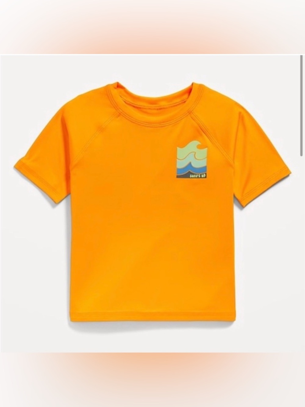 Old Navy Rash Guard Graphic Swim Top